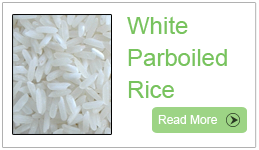 White Parboiled Rice, Long grain white rice